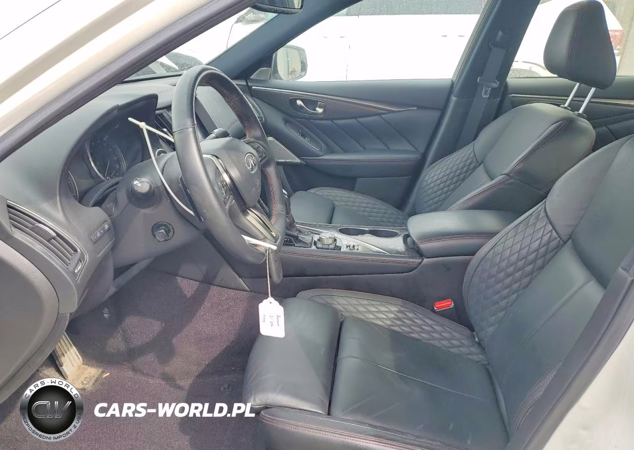 2021 Infiniti Q50 Red Sport 400 VIN:JN1FV7DR1MM880995 - 7