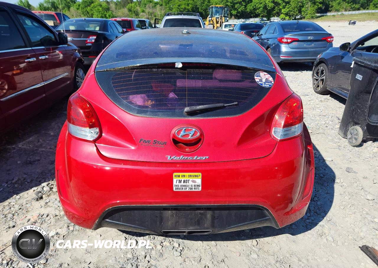 2012 Hyundai Veloster Base VIN:KMHTC6AD9CU028896 - 6