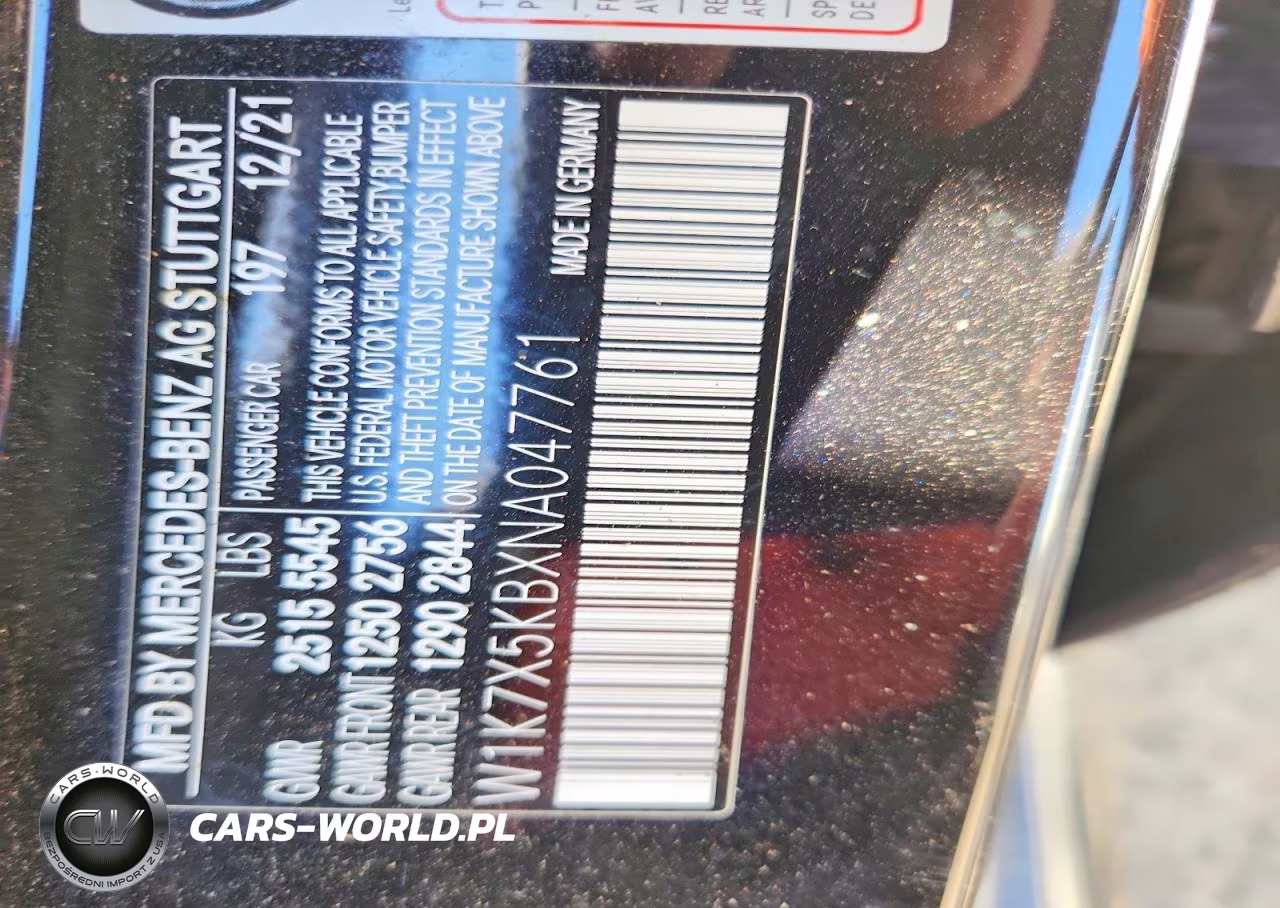 2022 Mercedes-Benz Amg Gt 43 VIN:W1K7X5KBXNA047761 - 12
