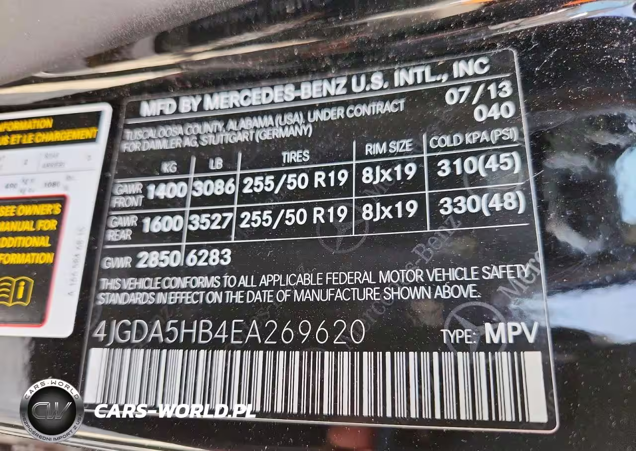 2014 Mercedes-Benz Ml 350 4Matic VIN:4JGDA5HB4EA269620 - 15