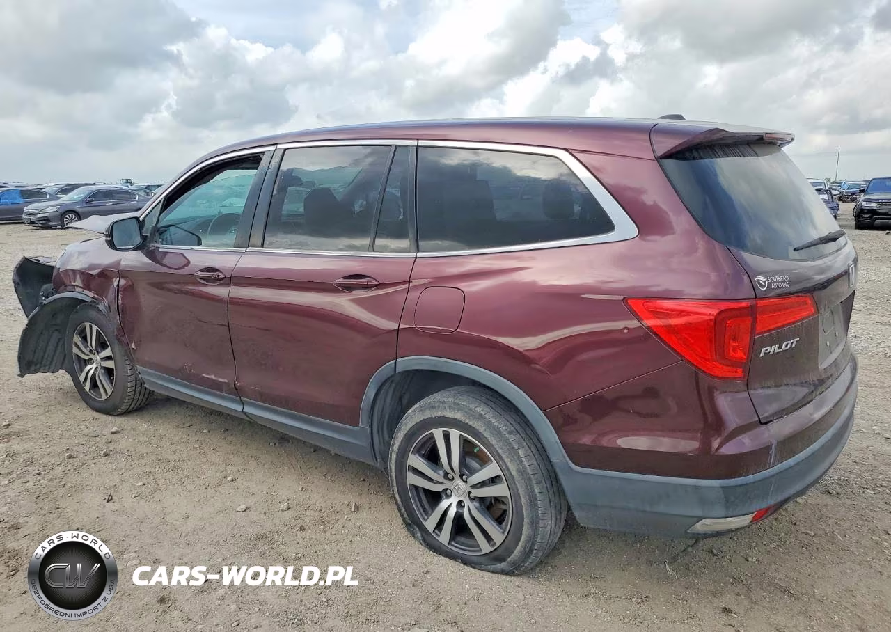 2017 Honda Pilot Exl VIN:5FNYF5H55HB037265 - 2