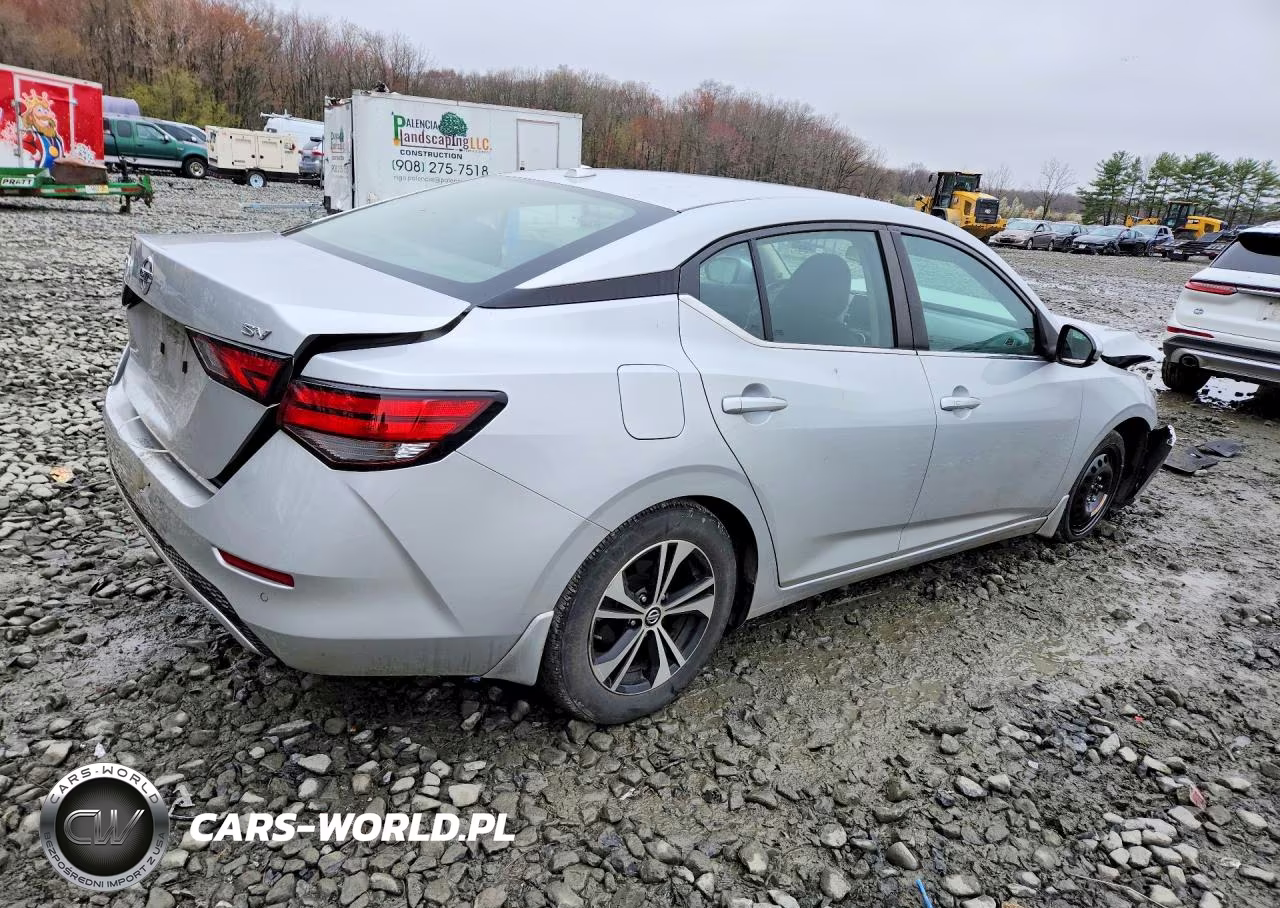 2020 Nissan Sentra Sv VIN:3N1AB8CV1LY287317 - 3
