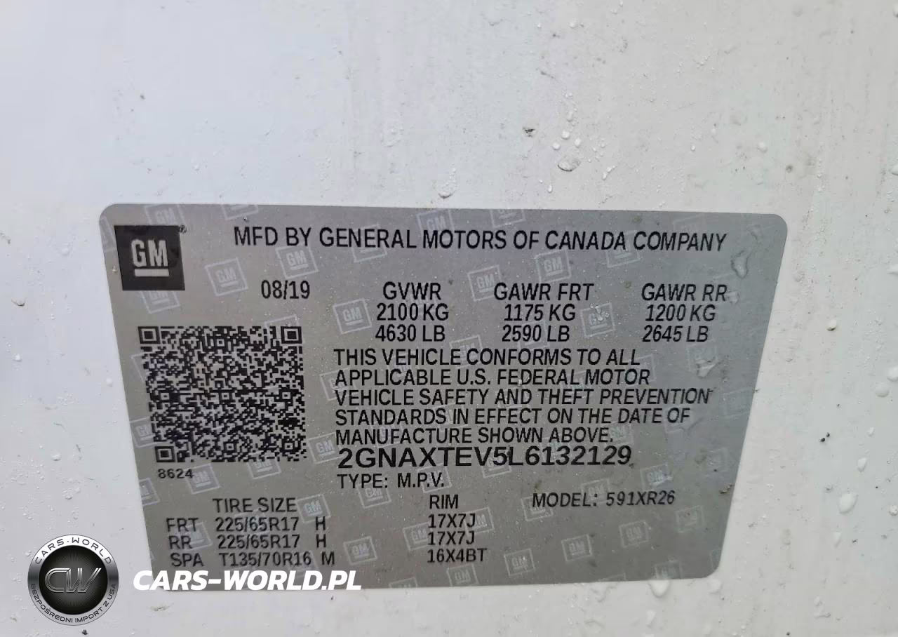 2020 Chevrolet Equinox Lt VIN:2GNAXTEV5L6132129 - 13