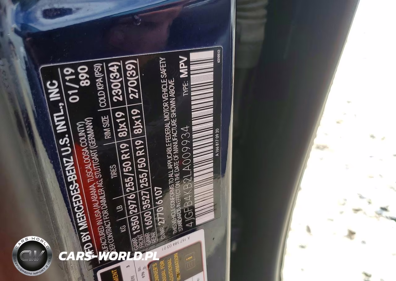 2020 Mercedes-Benz Gle 350 4Matic VIN:4JGFB4KB2LA009934 - 14