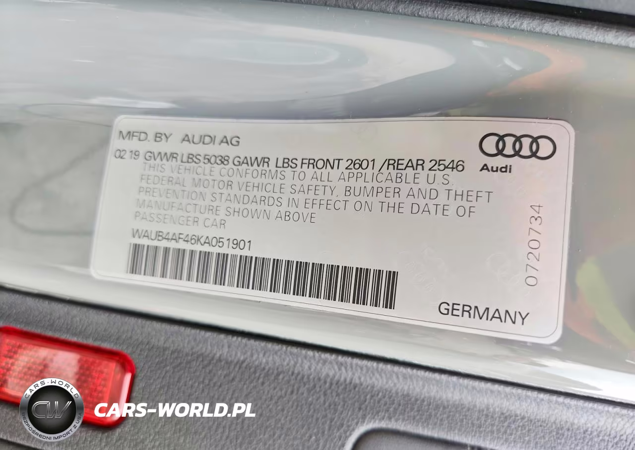 2019 Audi S4 Premium Plus VIN:WAUB4AF46KA051901 - 13