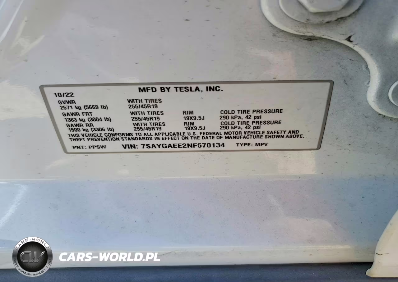 2022 Tesla Model Y VIN:7SAYGAEE2NF570134 - 13