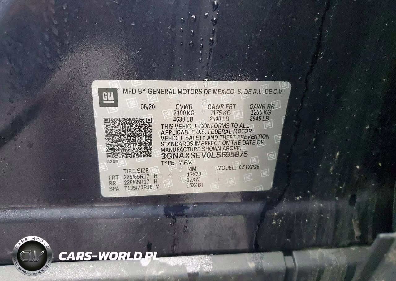 2020 Chevrolet Equinox Ls VIN:3GNAXSEV0LS695875 - 12