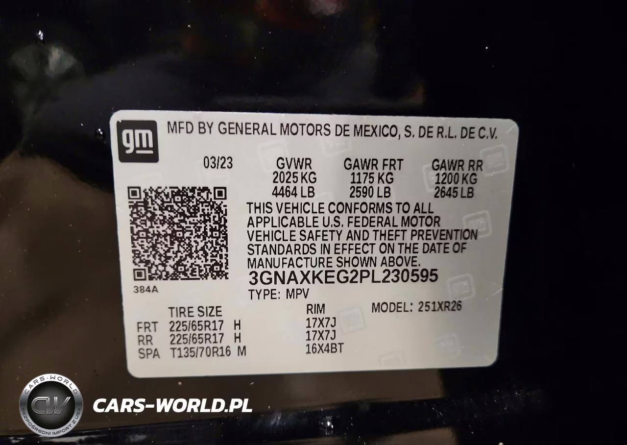 2023 Chevrolet Equinox Lt VIN:3GNAXKEG2PL230595 - 13