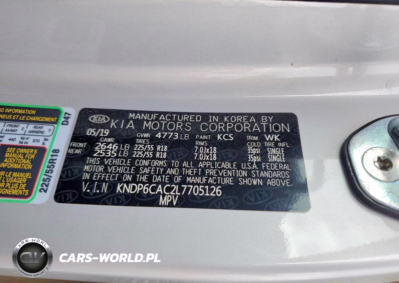 2020 Kia Sportage S VIN:KNDP6CAC2L7705126 - 12