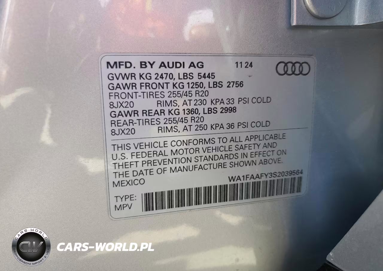 2025 Audi Q5 Prestige 45 VIN:WA1FAAFY3S2039564 - 13