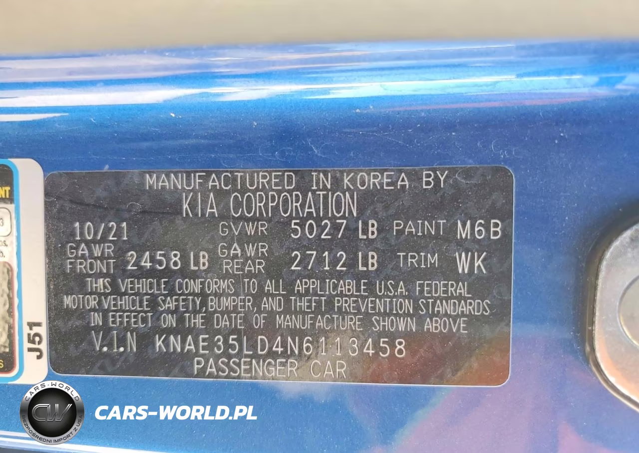 2022 Kia Stinger Gt-Line VIN:KNAE35LD4N6113458 - 12