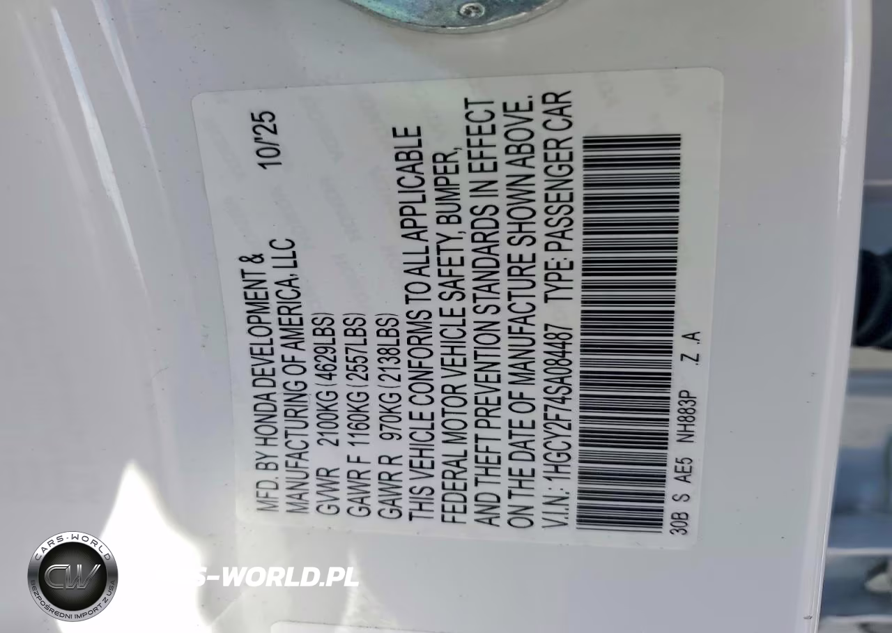 2025 Honda Accord Hybrid Sport-L VIN:1HGCY2F74SA084487 - 13