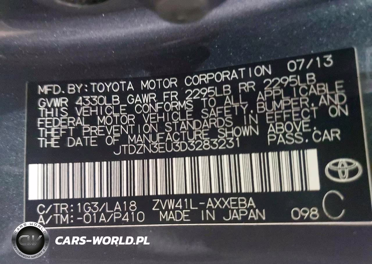 2013 Toyota Prius V Five VIN:JTDZN3EU3D3283231 - 13