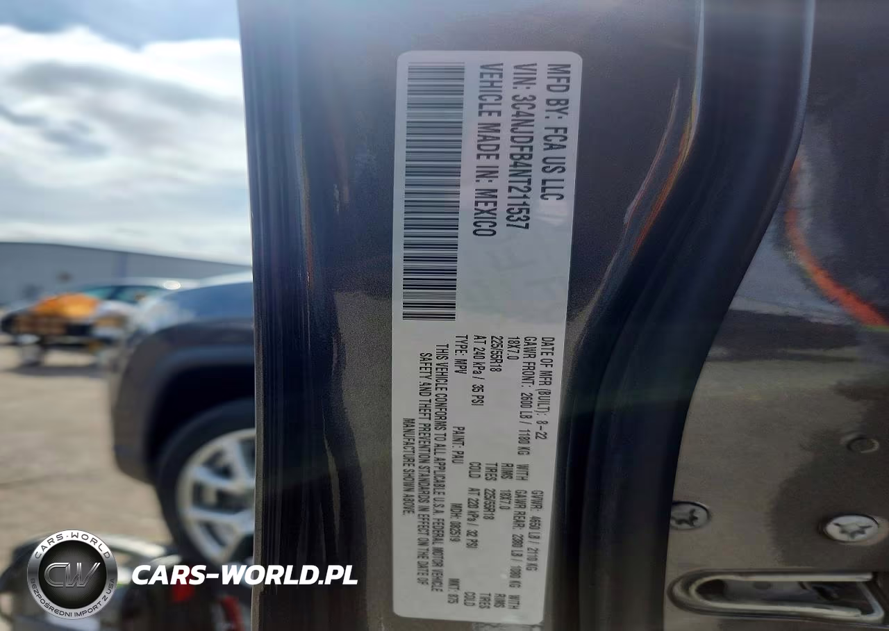 2022 Jeep Compass Latitude Lux VIN:3C4NJDFB4NT211537 - 13