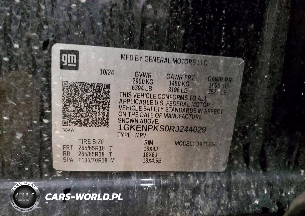 2024 GMC Acadia At4 VIN:1GKENPKS0RJ244029 - 14