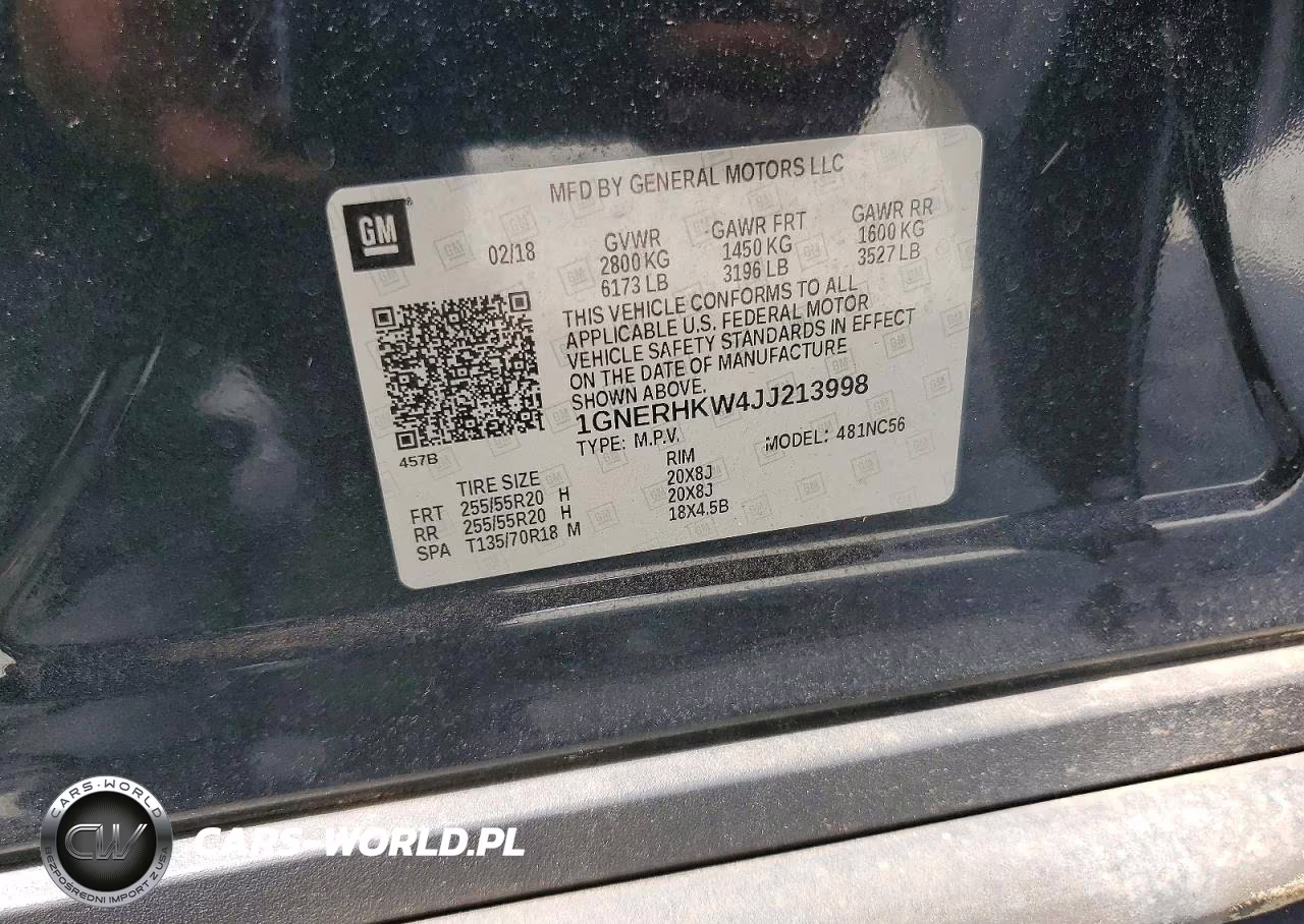 2018 Chevrolet Traverse Lt VIN:1GNERHKW4JJ213998 - 13