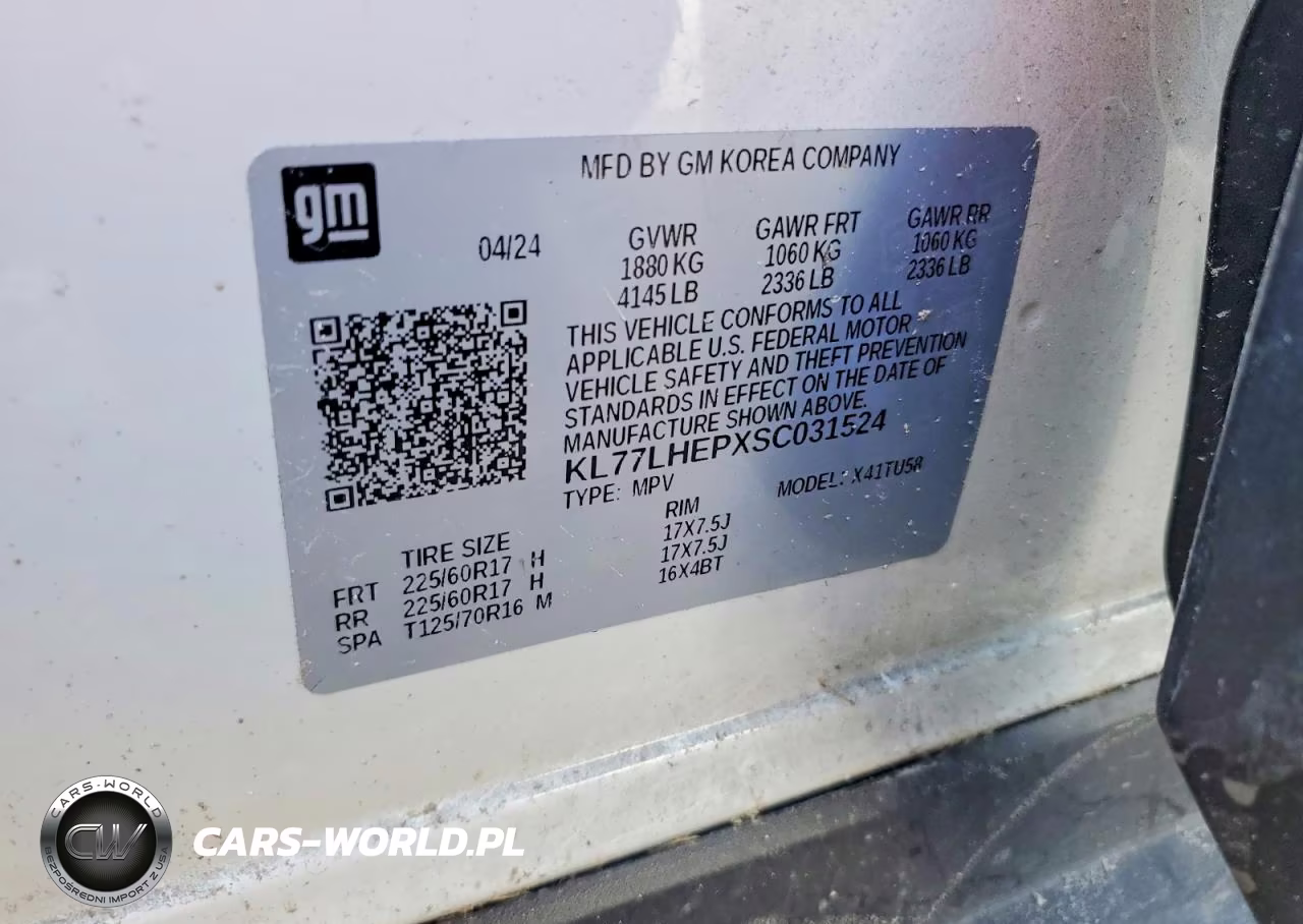 2025 Chevrolet Trax 1Lt VIN:KL77LHEPXSC031524 - 12