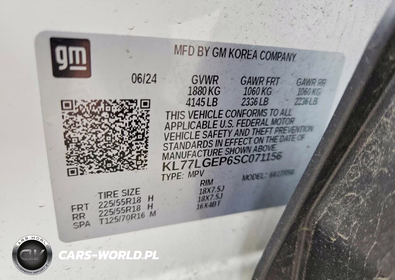 2025 Chevrolet Trax 1Rs VIN:KL77LGEP6SC071156 - 13