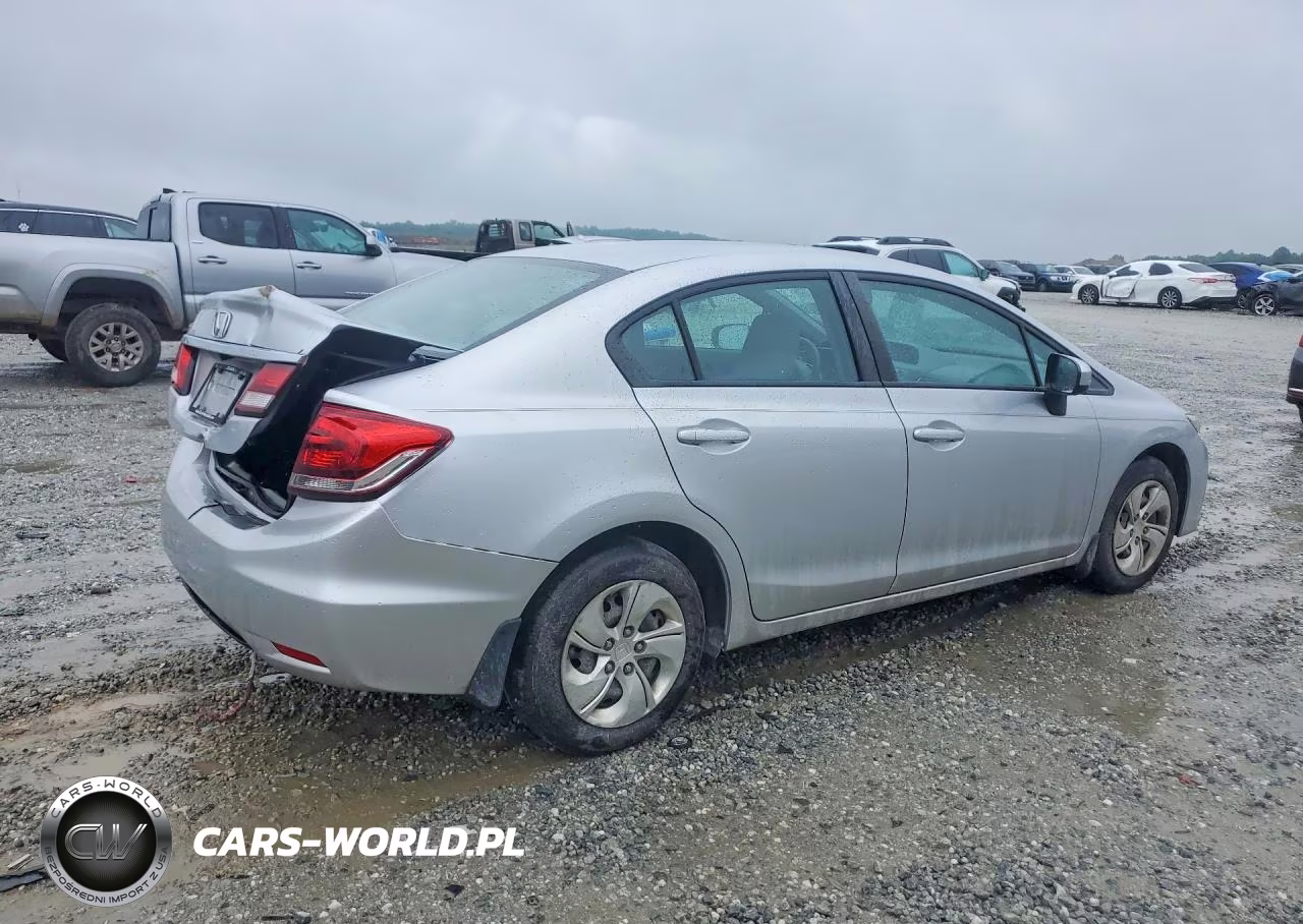 2014 Honda Civic Lx VIN:19XFB2F51EE015396 - 3