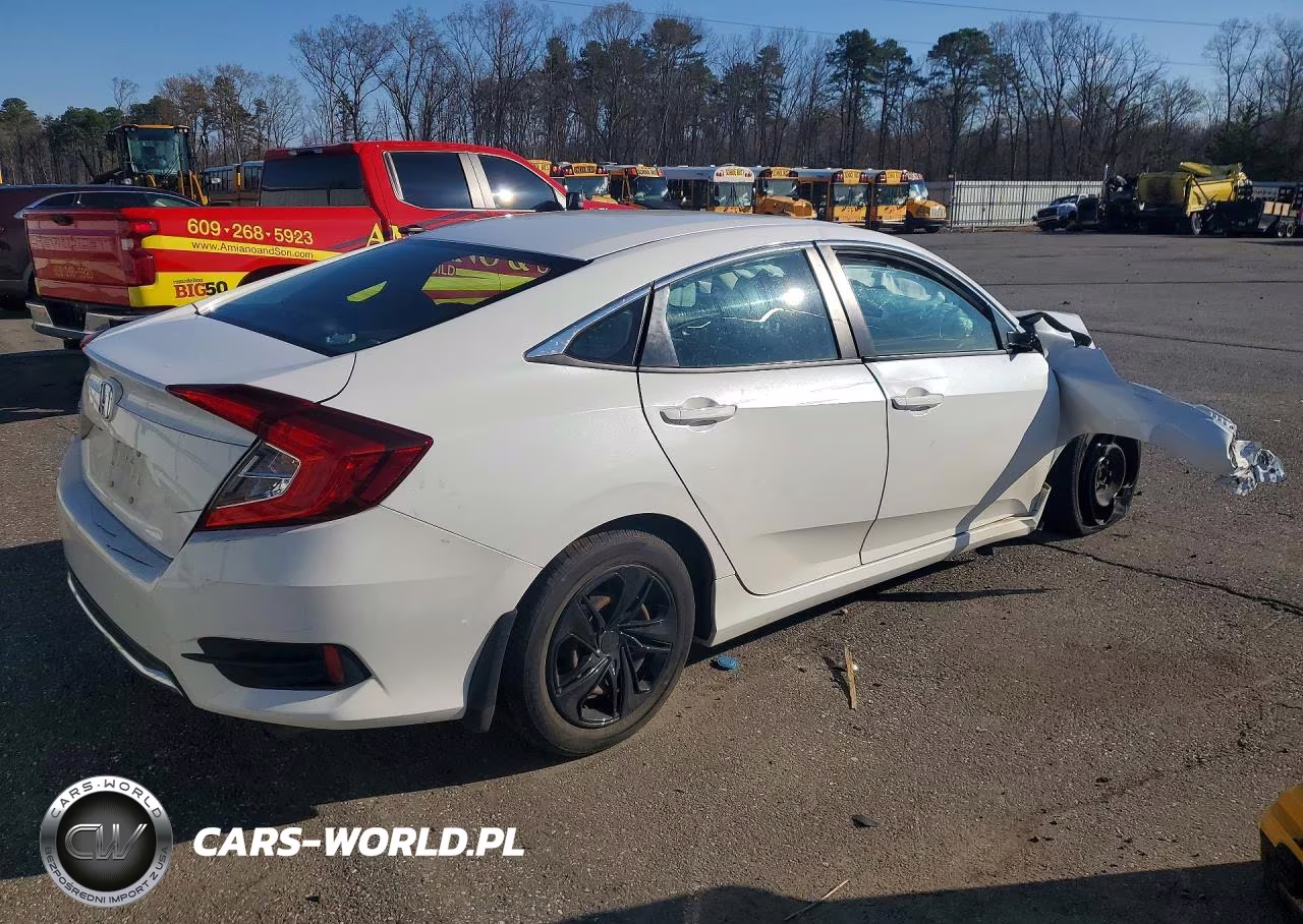 2020 Honda Civic Lx VIN:2HGFC2F63LH565840 - 3