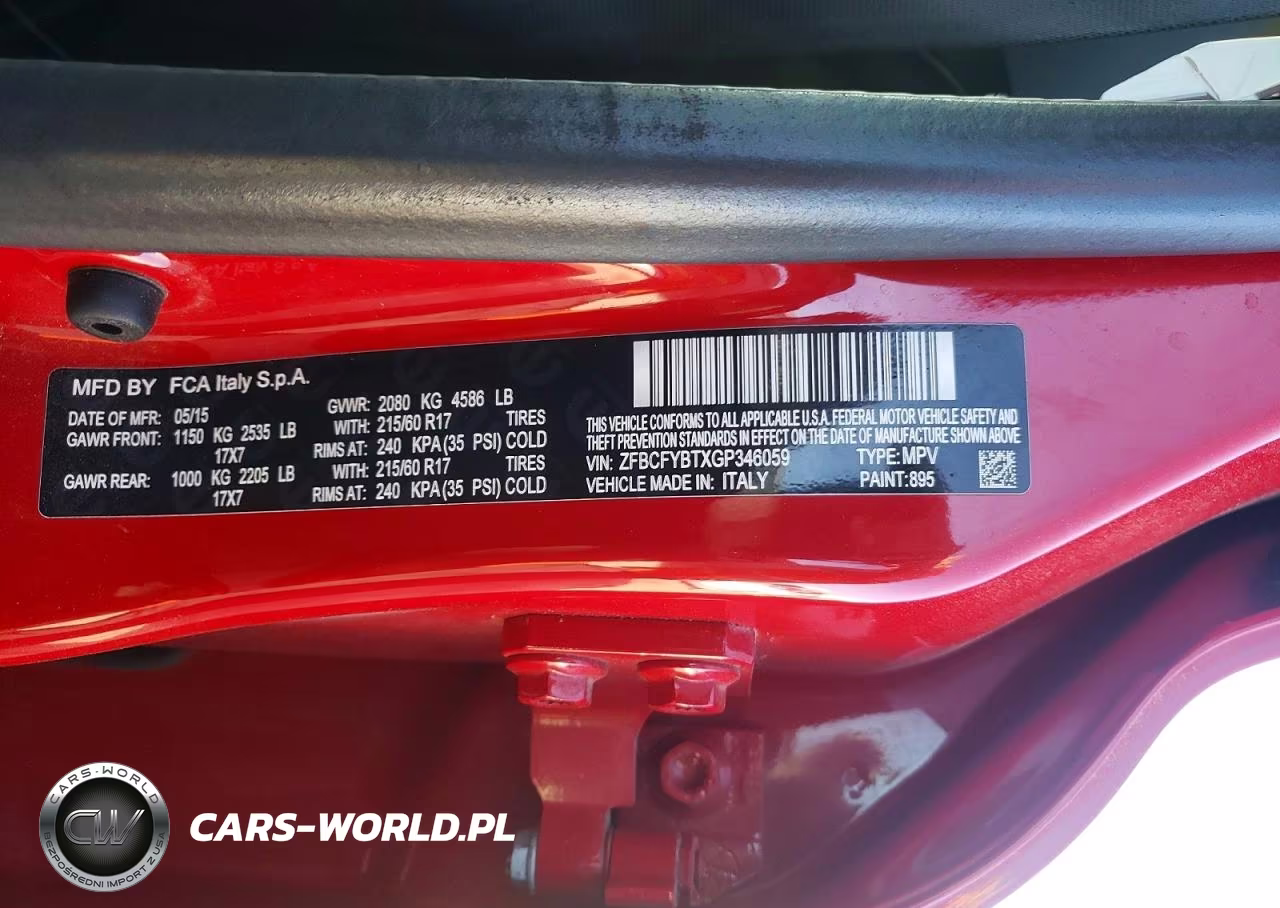 2016 Fiat 500X Easy VIN:ZFBCFYBTXGP346059 - 13
