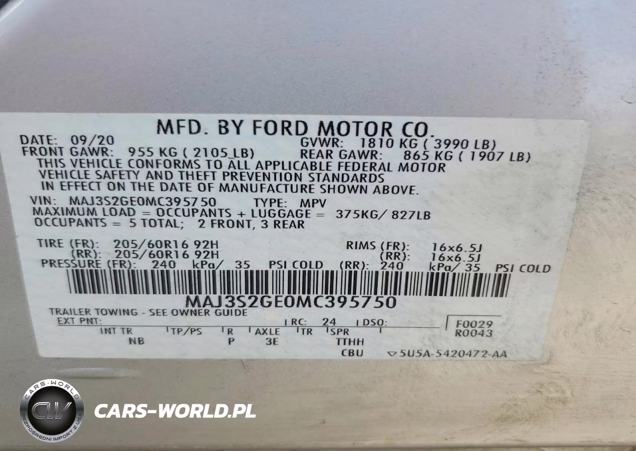 2021 Ford Ecosport Se VIN:MAJ3S2GE0MC395750 - 13