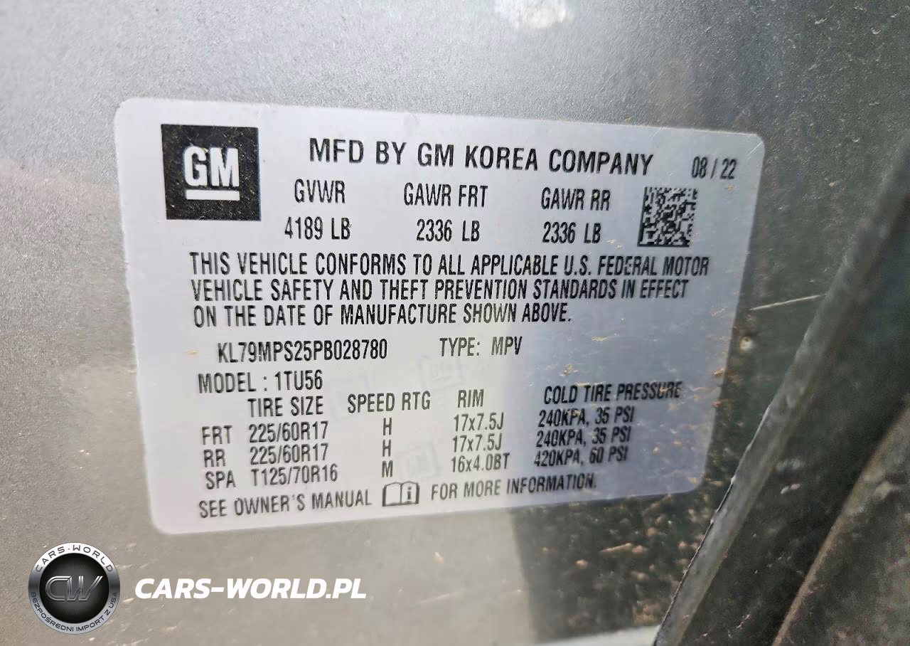 2023 Chevrolet Trailblazer Lt VIN:KL79MPS25PB028780 - 13