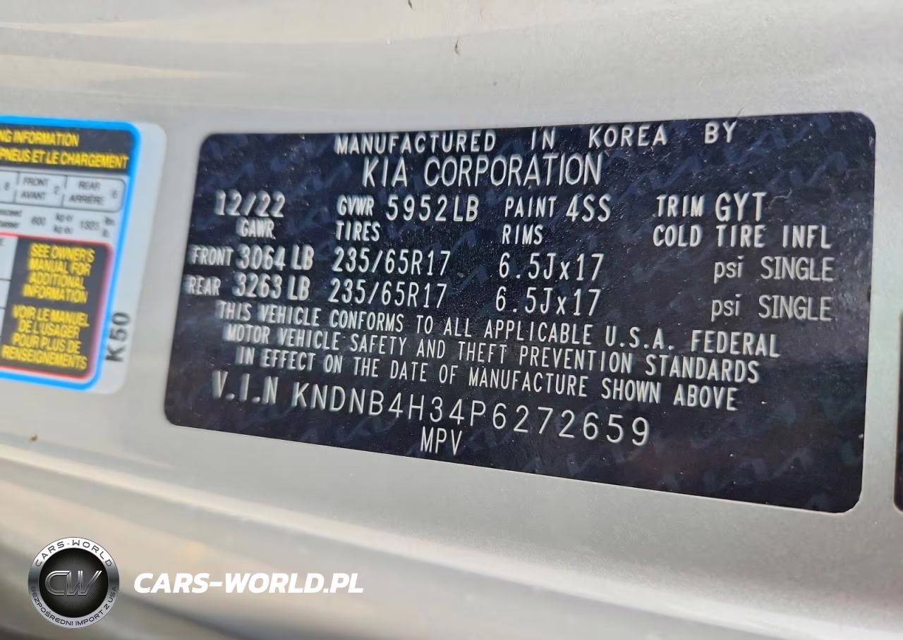 2023 Kia Carnival Lx VIN:KNDNB4H34P6272659 - 14