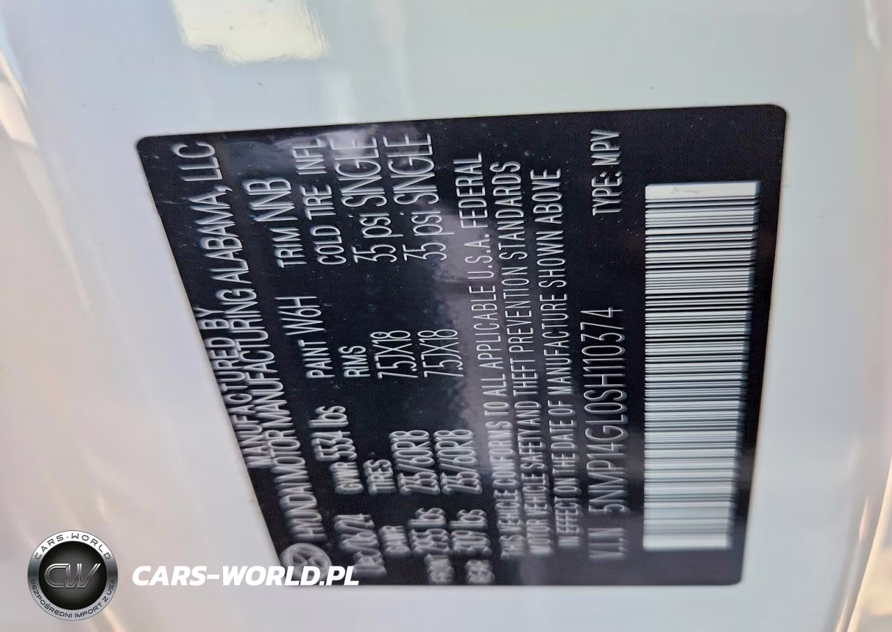 2025 Hyundai Santa Fe Se VIN:5NMP14GL0SH110374 - 13