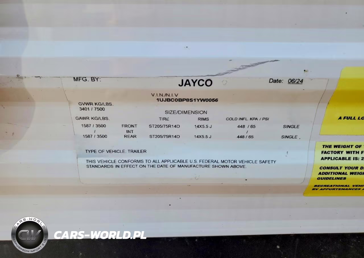 2025 Jayco Jayflight Camper VIN:1UJBC0BP8S1YW0056 - 10