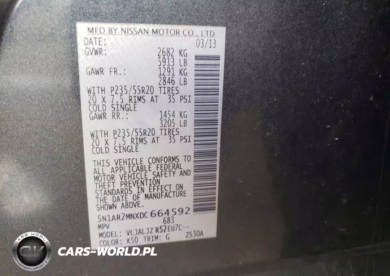 2013 Nissan Pathfinder S VIN:5N1AR2MNXDC664592 - 14
