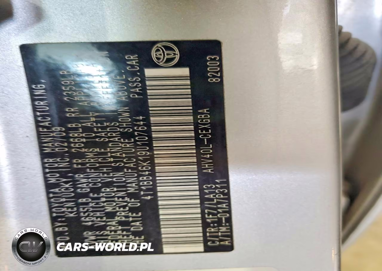 2009 Toyota Camry Hybrid Base VIN:4T1BB46K19U107644 - 12