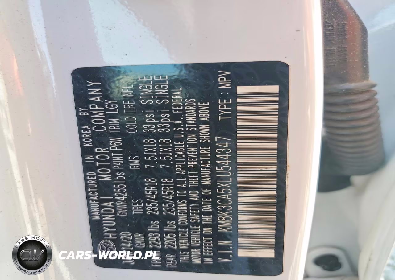 2020 Hyundai Kona Limited VIN:KM8K3CA5XLU544347 - 13