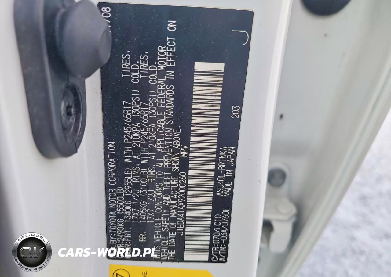 2009 Toyota Highlander Base VIN:JTEDA41AX92000260 - 13