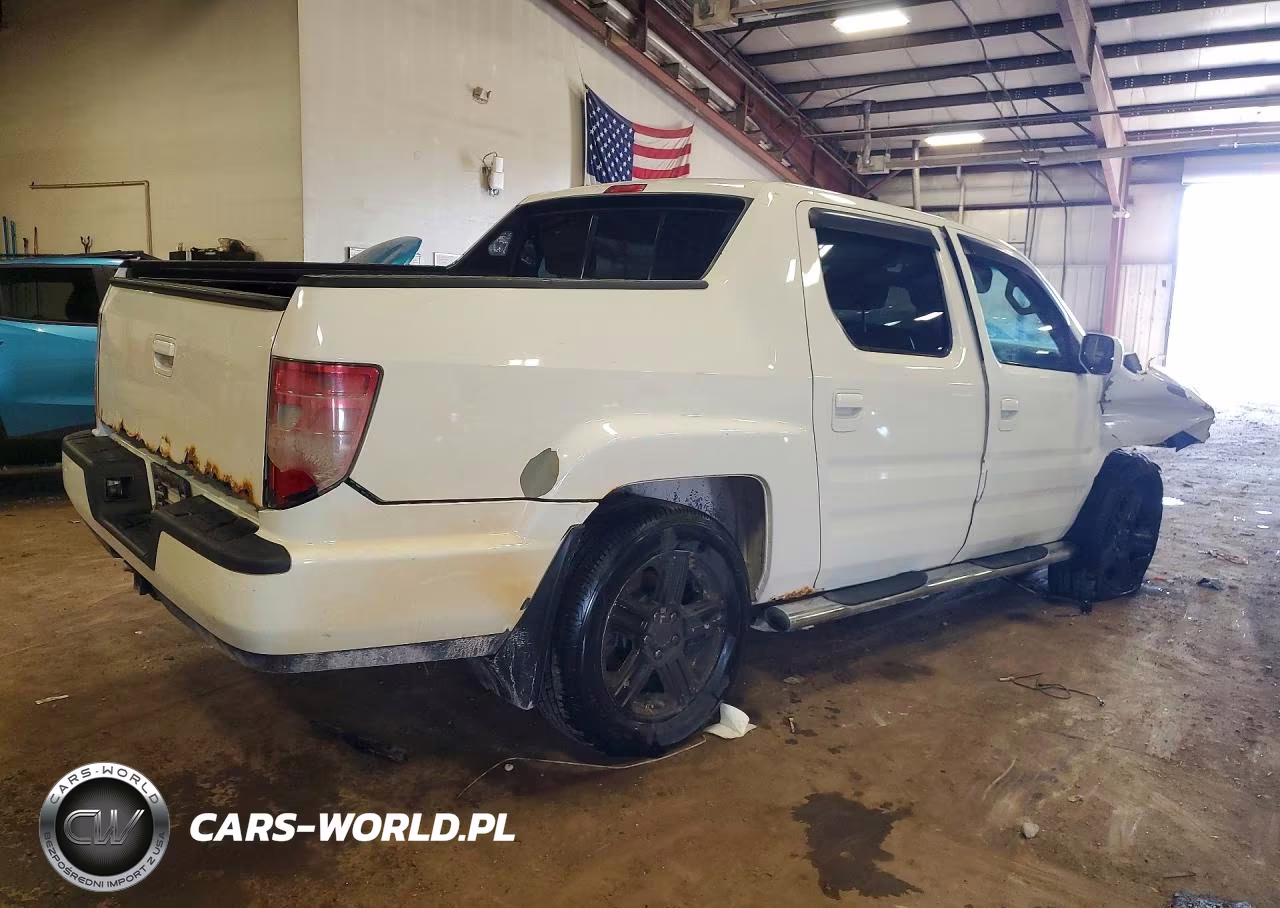 2011 Honda Ridgeline Rtl VIN:5FPYK1F54BB501040 - 3