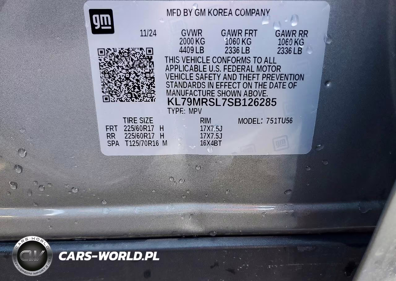2025 Chevrolet Trailblazer Lt VIN:KL79MRSL7SB126285 - 13