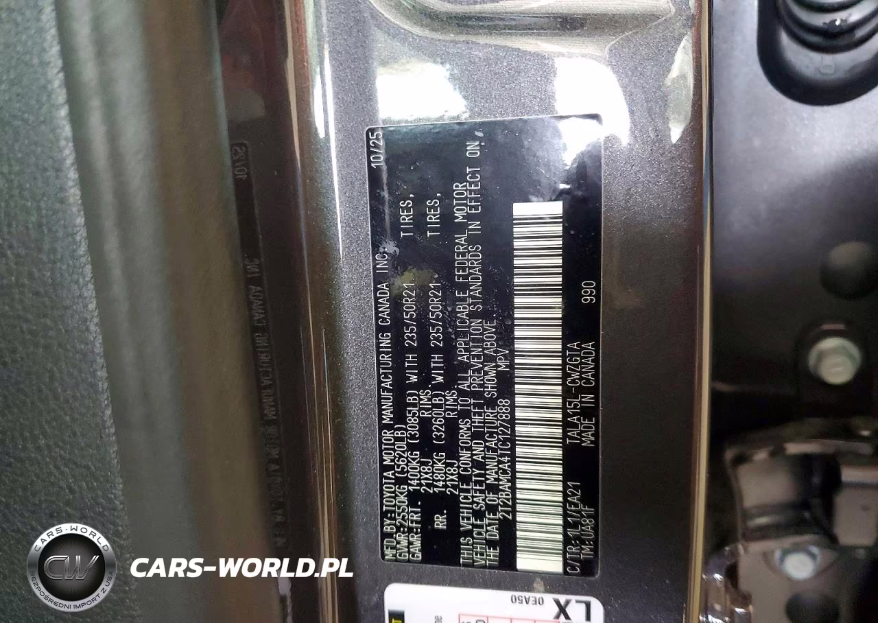 2026 Lexus Rx 350 Premium VIN:2T2BAMCA4TC127888 - 13