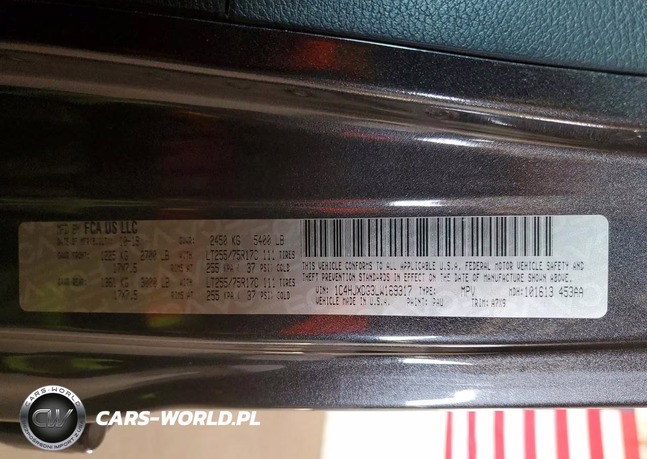 2020 Jeep Wrangler Unlimited Sport VIN:1C4HJXDG3LW169317 - 12