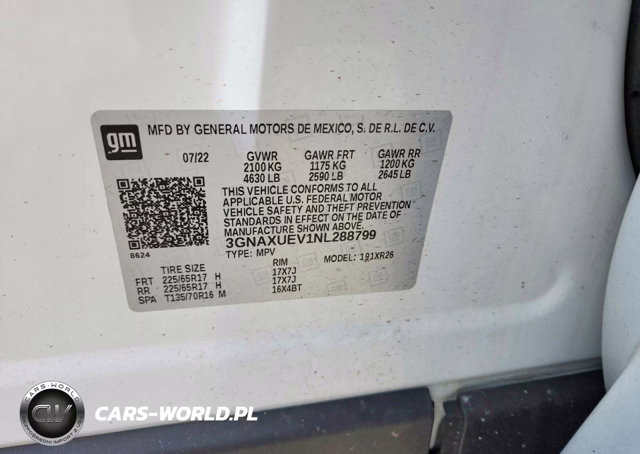 2022 Chevrolet Equinox Lt VIN:3GNAXUEV1NL288799 - 13
