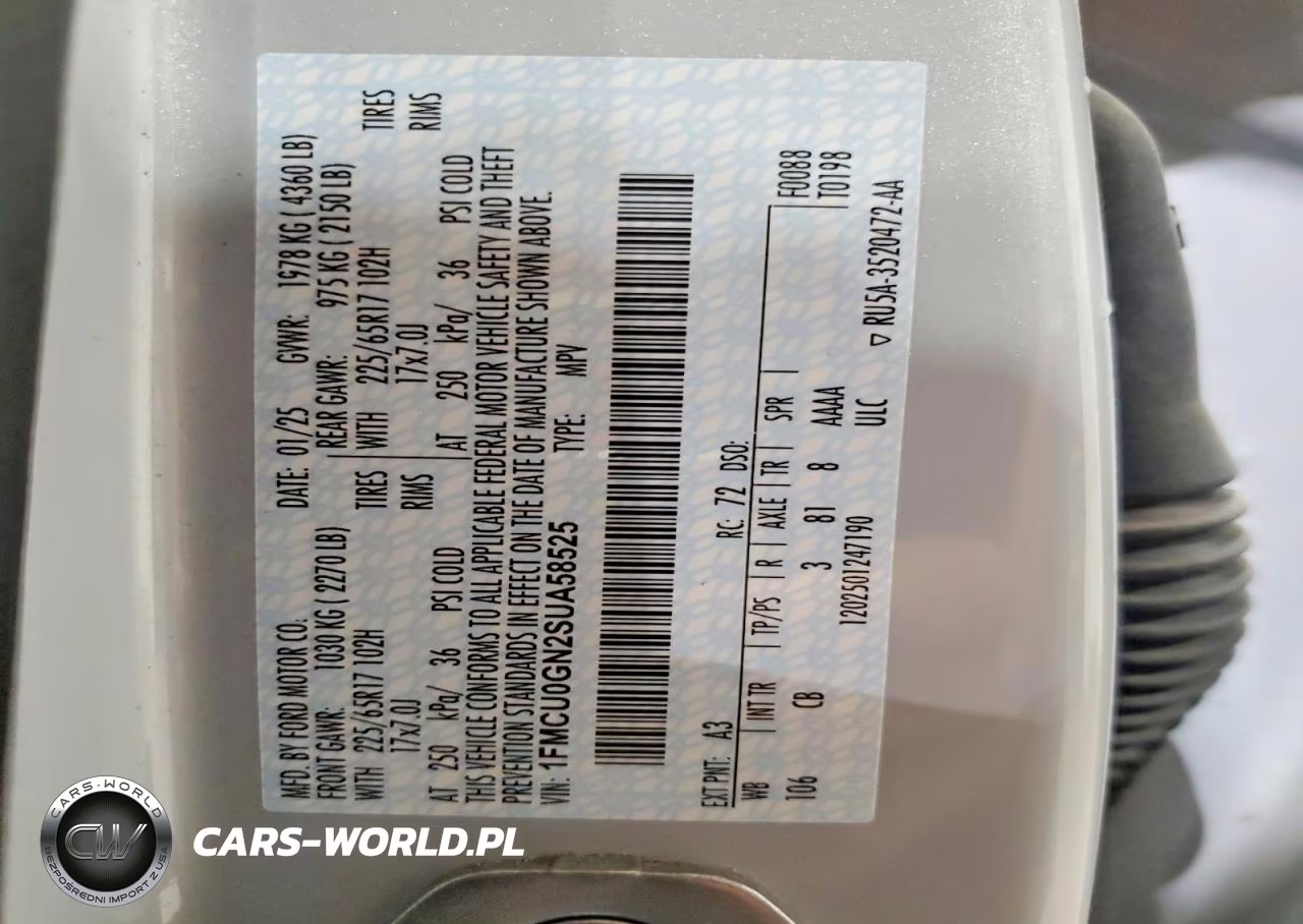 2025 Ford Escape Active VIN:1FMCU0GN2SUA58525 - 13