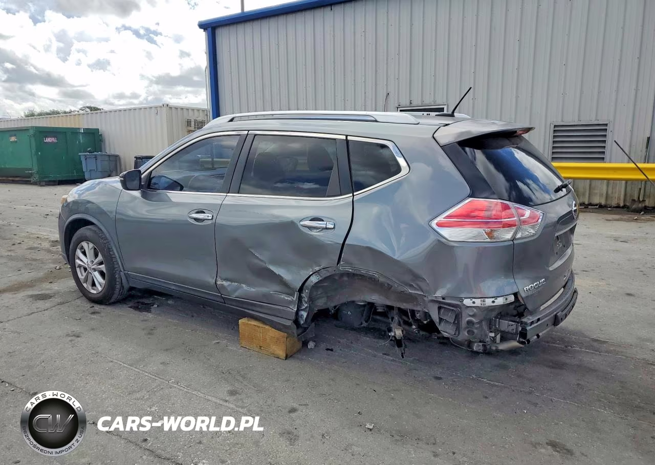 2015 Nissan Rogue Sv VIN:KNMAT2MT8FP516280 - 2