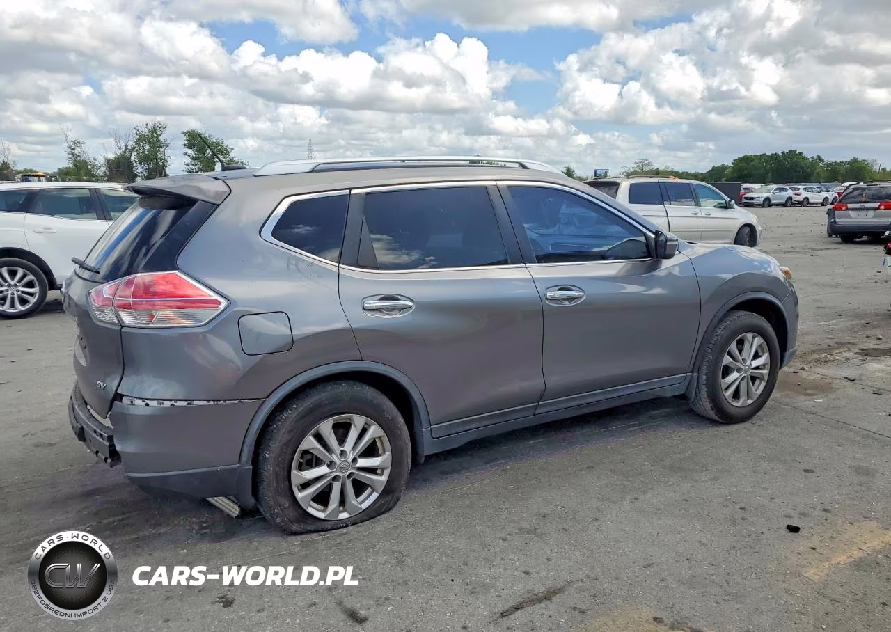 2015 Nissan Rogue Sv VIN:KNMAT2MT8FP516280 - 3