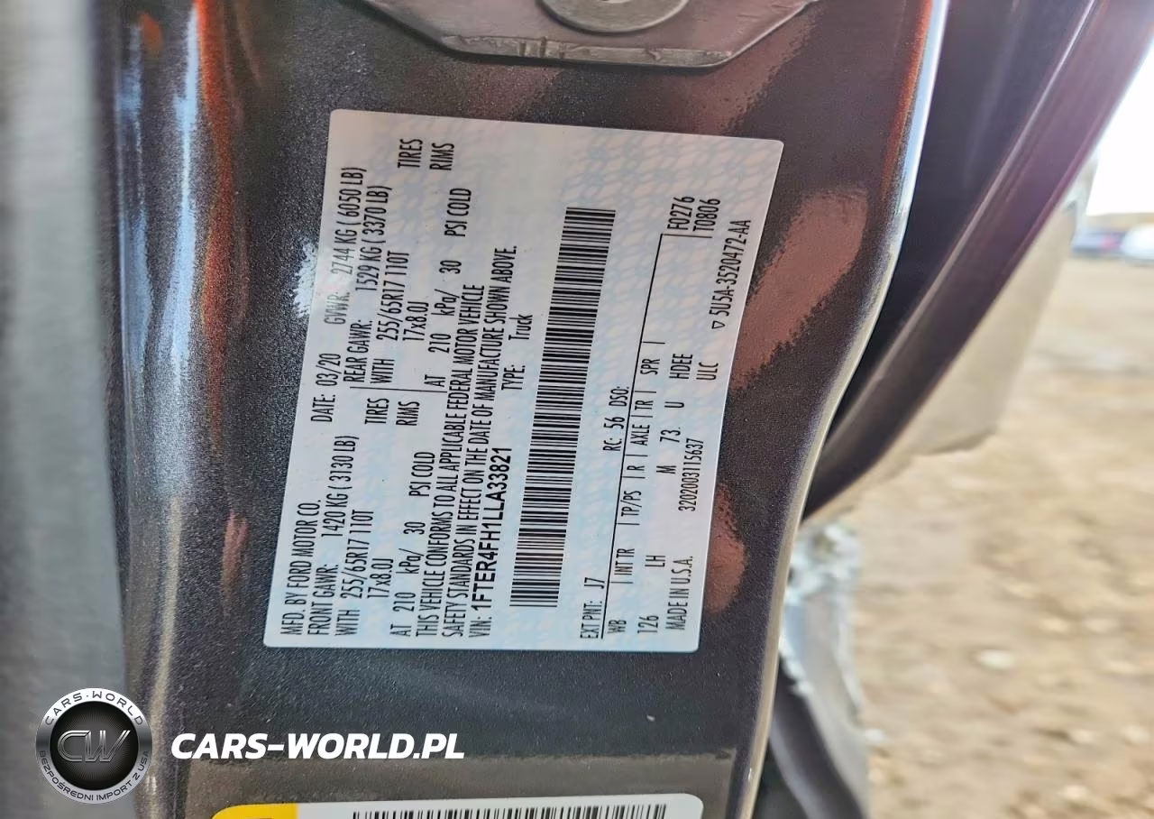 2020 Ford Ranger Xl VIN:1FTER4FH1LLA33821 - 12