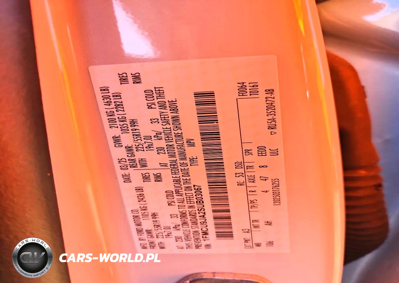 2025 Ford Escape Platinum VIN:1FMCU9JA2SUB03067 - 12