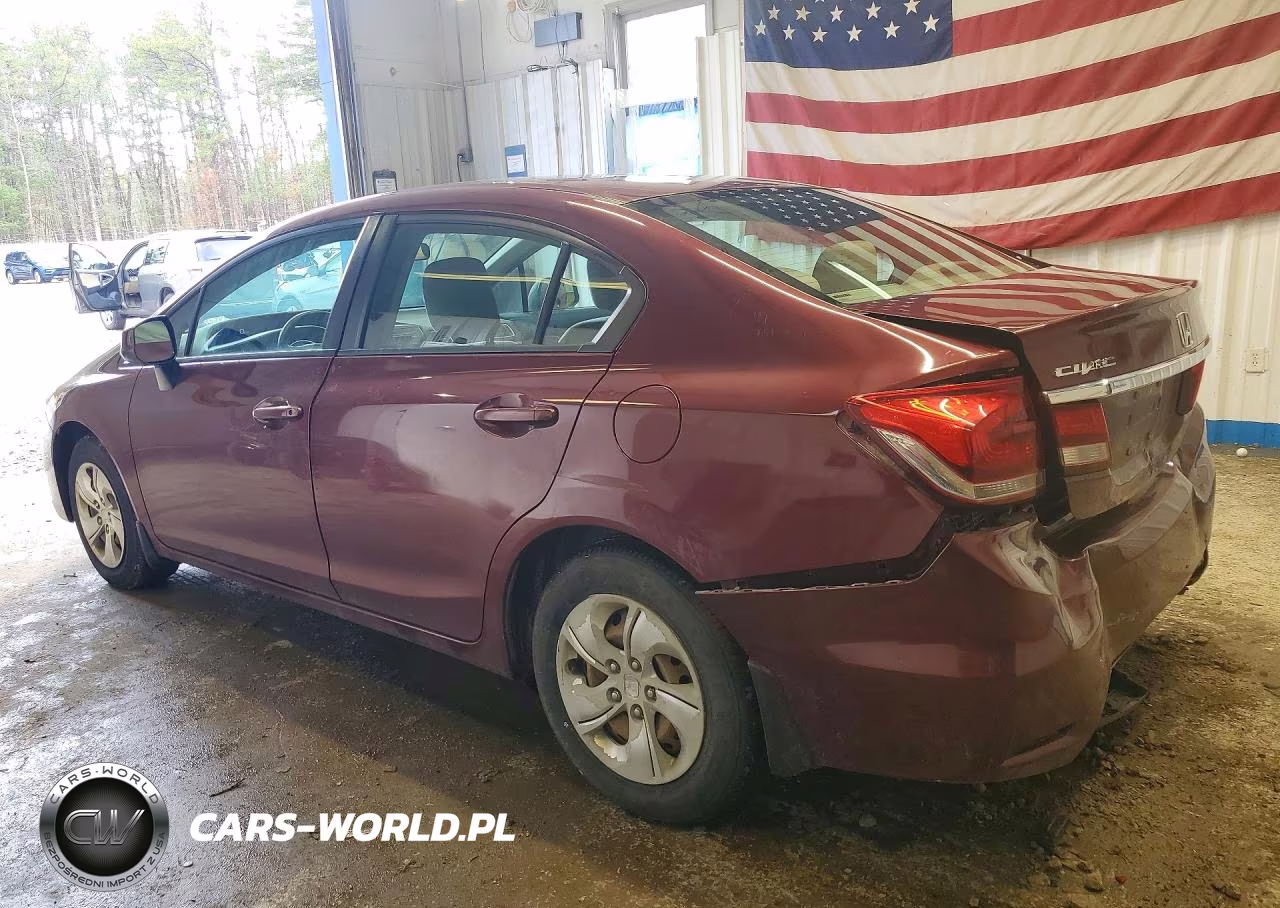2013 Honda Civic Lx VIN:2HGFB2F54DH549187 - 2