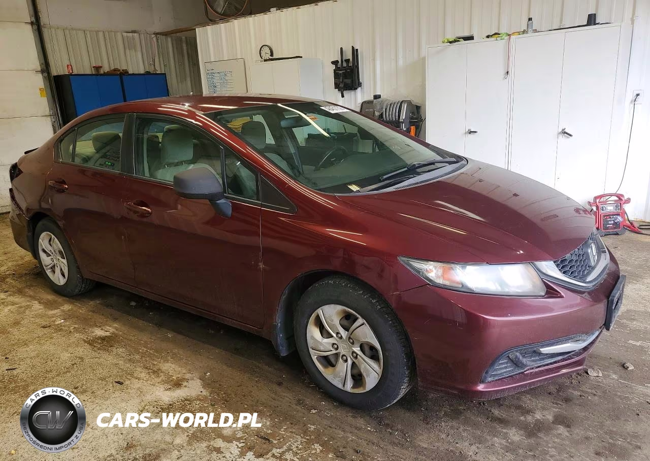 2013 Honda Civic Lx VIN:2HGFB2F54DH549187 - 4