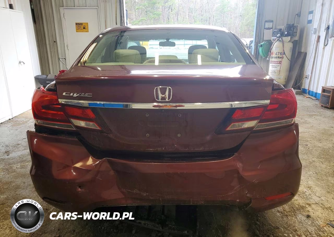 2013 Honda Civic Lx VIN:2HGFB2F54DH549187 - 6