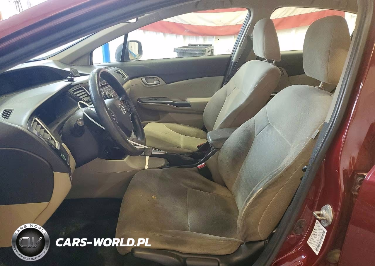 2013 Honda Civic Lx VIN:2HGFB2F54DH549187 - 7