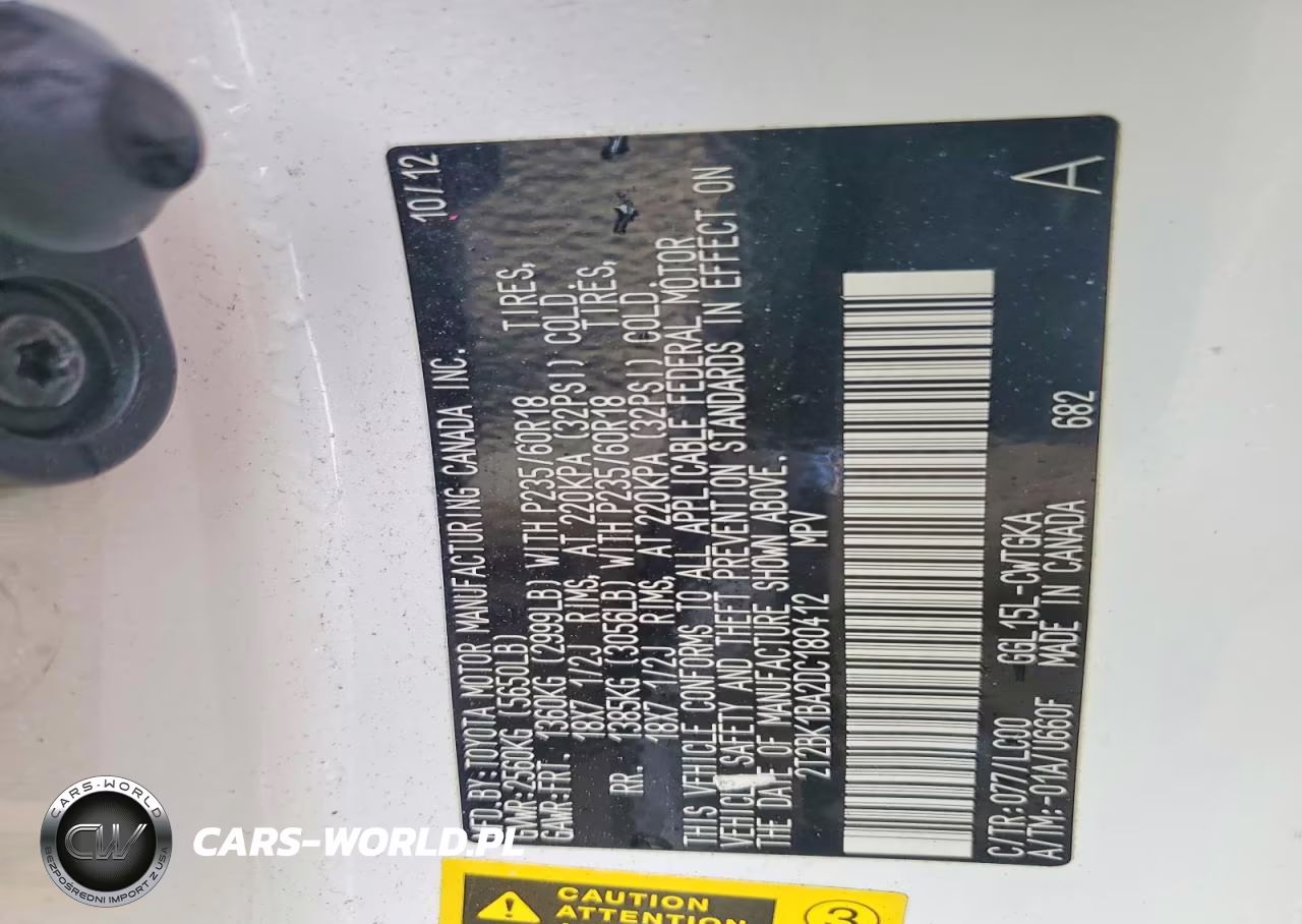 2013 Lexus Rx 350 Base VIN:2T2BK1BA2DC180412 - 13