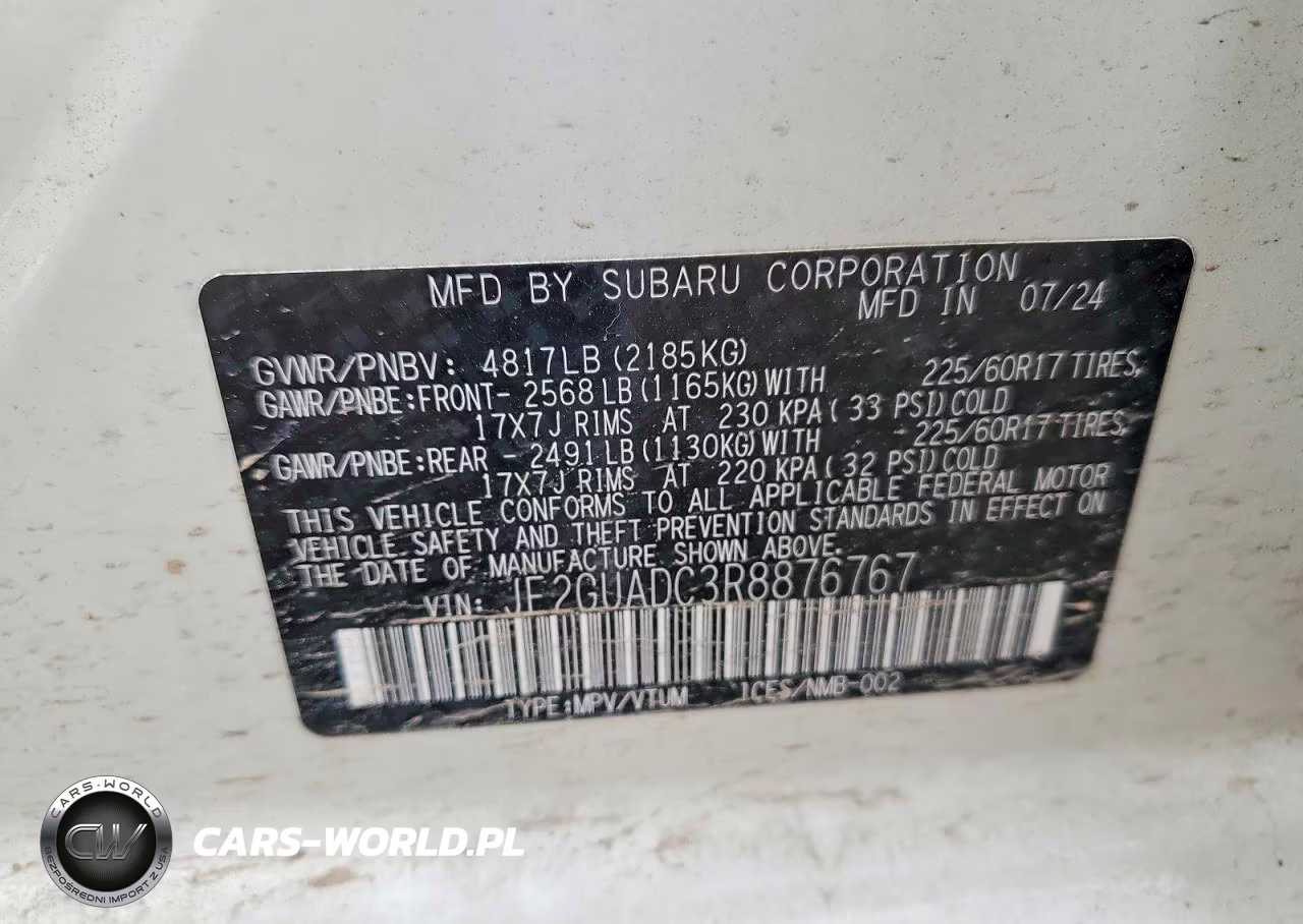 2024 Subaru Crosstrek Premium VIN:JF2GUADC3R8876767 - 12